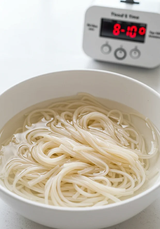 Pad Thai preparation