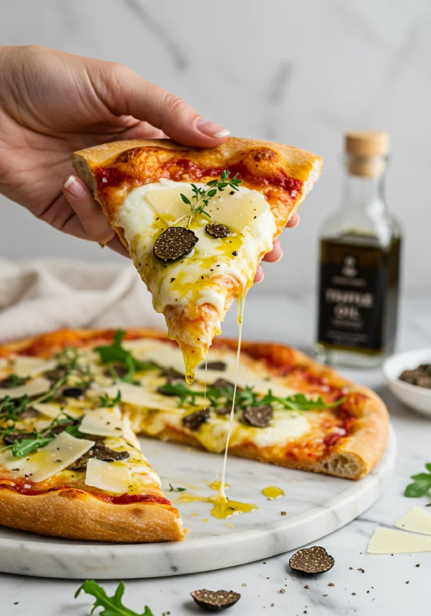 Truffle Oil pizza