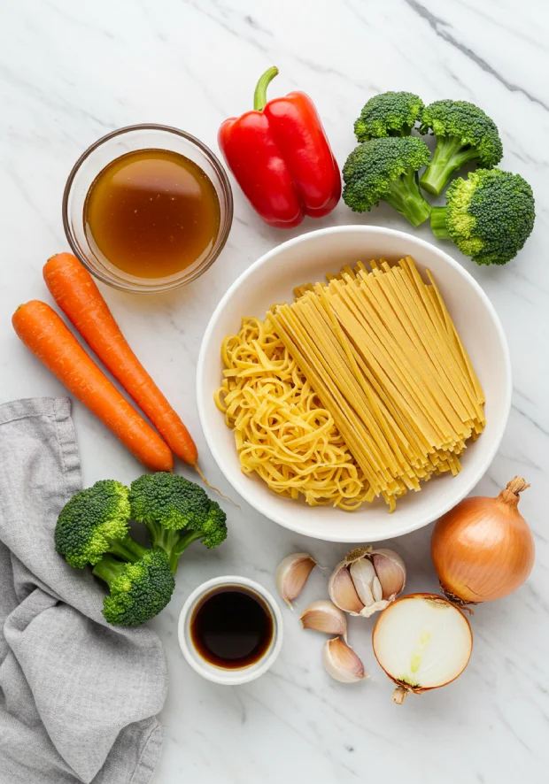 Veggie Lo Mein Ingredients